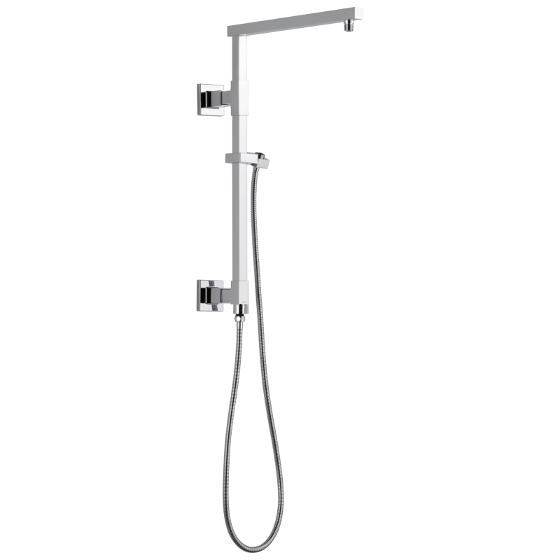 DELTA Universal Showering Components Emerge 18" Angular Shower Column — Lumicoat® Chrome