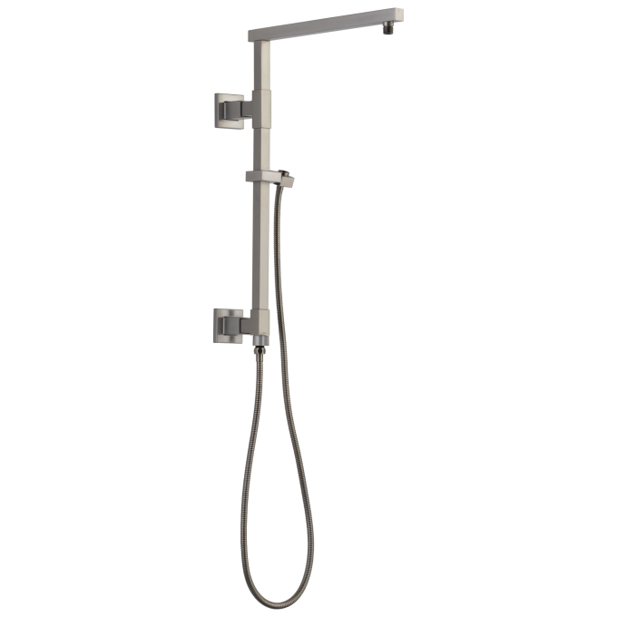 DELTA Universal Showering Components Emerge 18" Angular Shower Column — Lumicoat® Stainless