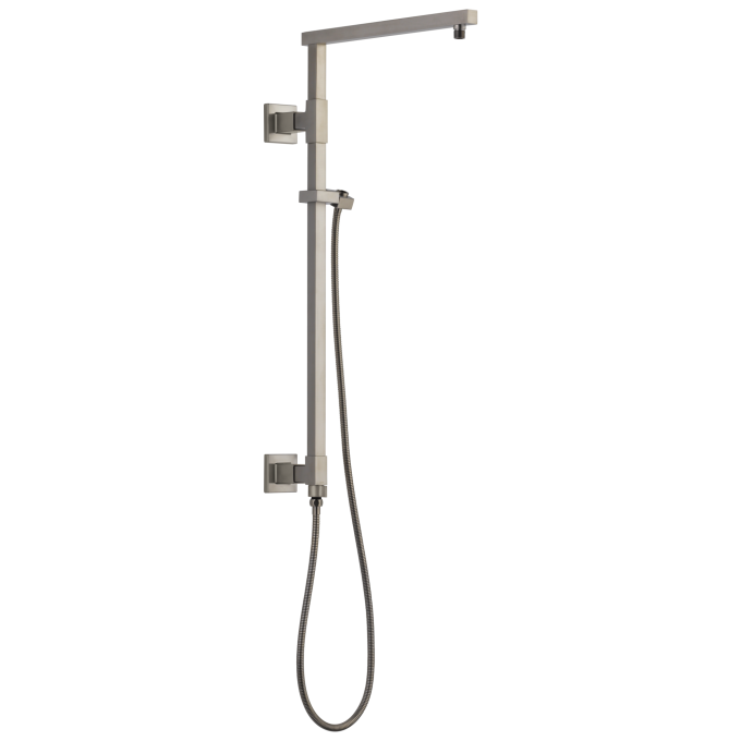 DELTA Universal Showering Components Emerge 26" Angular Shower Column — Lumicoat® Stainless