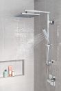 DELTA Universal Showering Components Single-Setting Metal Raincan Shower Head — Lumicoat® Chrome