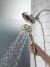 DELTA Universal Showering Components H2OKINETIC In2ition 4-Setting Two-in-One Shower — Stainless