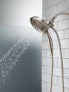 DELTA Universal Showering Components H2OKINETIC In2ition 4-Setting Two-in-One Shower — Stainless