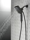 DELTA Universal Showering Components H2OKINETIC In2ition 4-Setting Two-in-One Shower — Matte Black