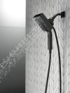 DELTA Universal Showering Components H2OKINETIC In2ition 4-Setting Two-in-One Shower — Matte Black
