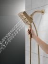 DELTA Universal Showering Components H2OKINETIC In2ition 4-Setting Two-in-One Shower (Recertified) — Lumicoat® Champagne Bronze