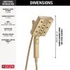 DELTA Universal Showering Components H2OKINETIC In2ition 4-Setting Two-in-One Shower (Recertified) — Lumicoat® Champagne Bronze