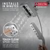 DELTA Universal Showering Components H2OKINETIC In2ition 4-Setting Two-in-One Shower — Lumicoat® Chrome