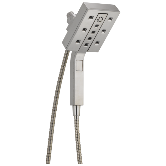DELTA Universal Showering Components H2OKINETIC In2ition 4-Setting Two-in-One Shower — Lumicoat® Stainless