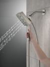 DELTA Universal Showering Components H2OKINETIC In2ition 4-Setting Two-in-One Shower — Lumicoat® Stainless