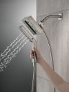 DELTA Universal Showering Components H2OKINETIC In2ition 4-Setting Two-in-One Shower — Lumicoat® Stainless