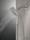 DELTA Universal Showering Components H2OKINETIC In2ition 4-Setting Two-in-One Shower — Lumicoat® Stainless