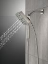 DELTA Universal Showering Components H2OKINETIC In2ition 4-Setting Two-in-One Shower — Lumicoat® Stainless