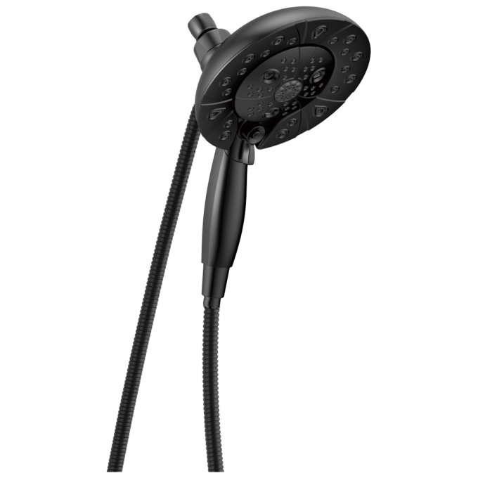 DELTA Universal Showering Components H2OKINETIC In2ition 5-Setting Two-in-One Shower — Matte Black