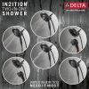 DELTA Universal Showering Components H2OKINETIC In2ition 5-Setting Two-in-One Shower — Matte Black