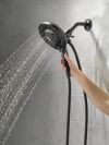 DELTA Universal Showering Components H2OKINETIC In2ition 5-Setting Two-in-One Shower — Matte Black