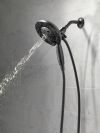 DELTA Universal Showering Components H2OKINETIC In2ition 5-Setting Two-in-One Shower — Matte Black