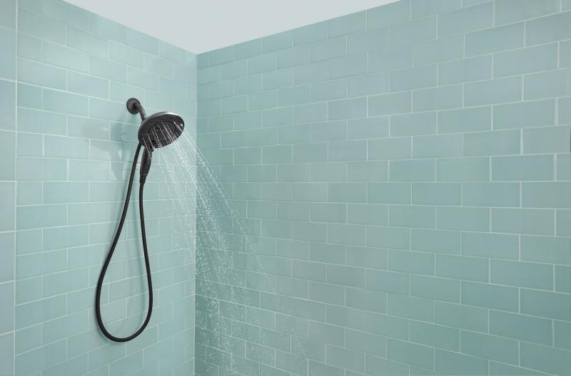 DELTA Universal Showering Components H2OKINETIC In2ition 5-Setting Two-in-One Shower — Matte Black