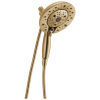 DELTA Universal Showering Components H2OKINETIC In2ition 5-Setting Two-in-One Shower — Champagne Bronze