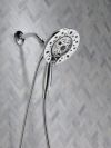 DELTA Universal Showering Components H2OKINETIC In2ition 5-Setting Two-in-One Shower — Chrome