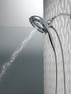 DELTA Universal Showering Components H2OKINETIC In2ition 5-Setting Two-in-One Shower — Chrome