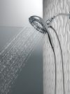 DELTA Universal Showering Components H2OKINETIC In2ition 5-Setting Two-in-One Shower — Chrome