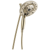 DELTA Universal Showering Components H2OKINETIC In2ition 5-Setting Two-in-One Shower — Polished Nickel
