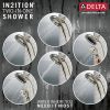 DELTA Universal Showering Components H2OKINETIC In2ition 5-Setting Two-in-One Shower — Polished Nickel