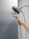 DELTA Universal Showering Components H2OKINETIC In2ition 5-Setting Two-in-One Shower — Polished Nickel
