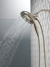 DELTA Universal Showering Components H2Okinetic In2ition 5-Setting Two-In-One Shower — Lumicoat® Polished Nickel