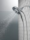 DELTA Universal Showering Components H2Okinetic In2ition 5-Setting Two-In-One Shower — Lumicoat® Chrome