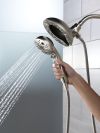 DELTA Universal Showering Components H2OKINETIC In2ition 5-Setting Two-in-One Shower — Stainless