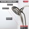 DELTA Universal Showering Components H2OKINETIC In2ition 5-Setting Two-in-One Shower — Stainless