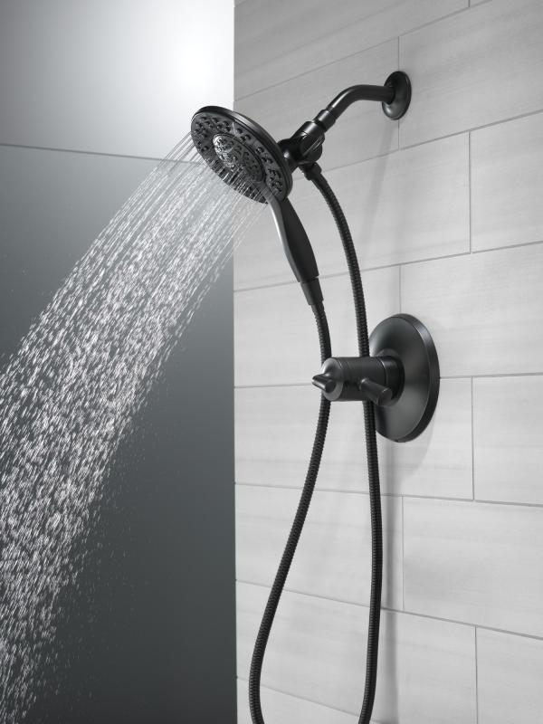 DELTA Universal Showering Components In2ition HSSH 1.75 GPM 4-Setting — Matte Black