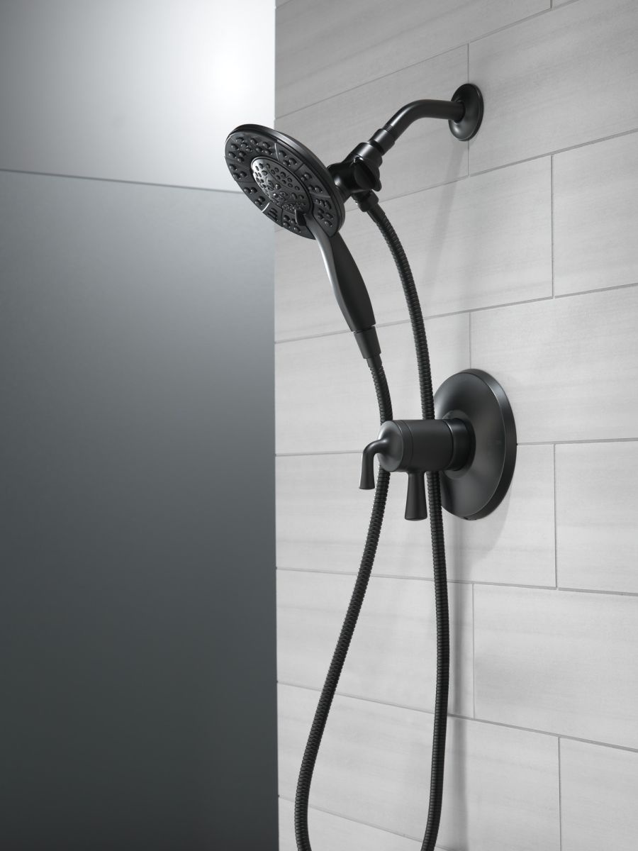 DELTA Universal Showering Components In2ition HSSH 1.75 GPM 4-Setting — Matte Black