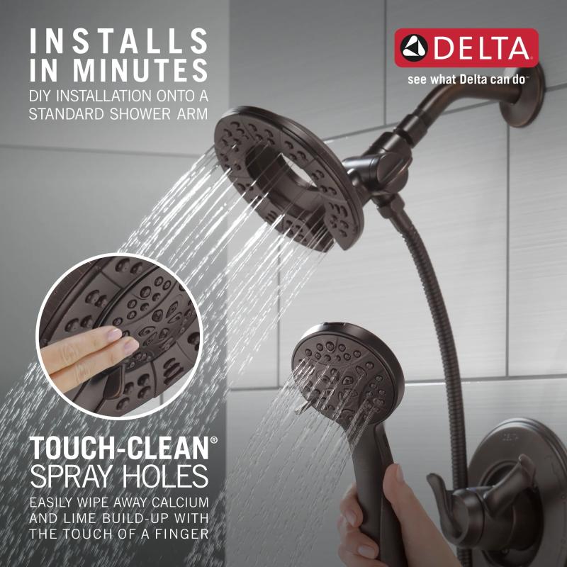 DELTA Universal Showering Components In2ition HSSH 1.75 GPM 4-Setting — Venetian Bronze