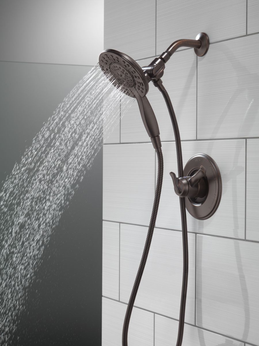 DELTA Universal Showering Components In2ition HSSH 1.75 GPM 4-Setting — Venetian Bronze