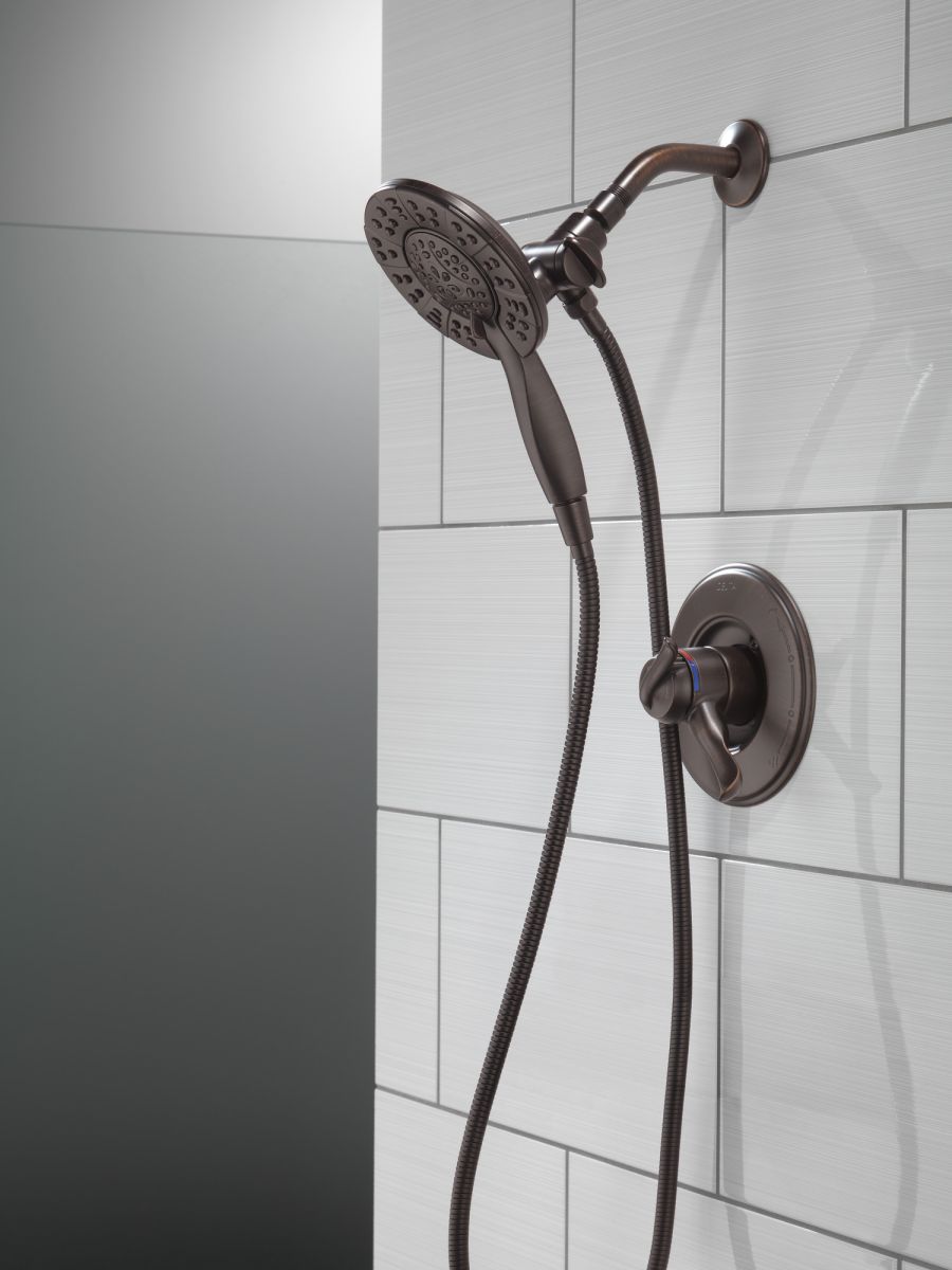 DELTA Universal Showering Components In2ition HSSH 1.75 GPM 4-Setting — Venetian Bronze