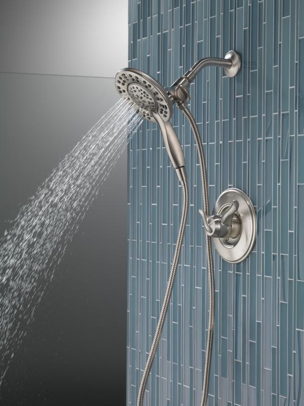 DELTA Universal Showering Components In2ition HSSH 1.75 GPM 4-Setting — Stainless