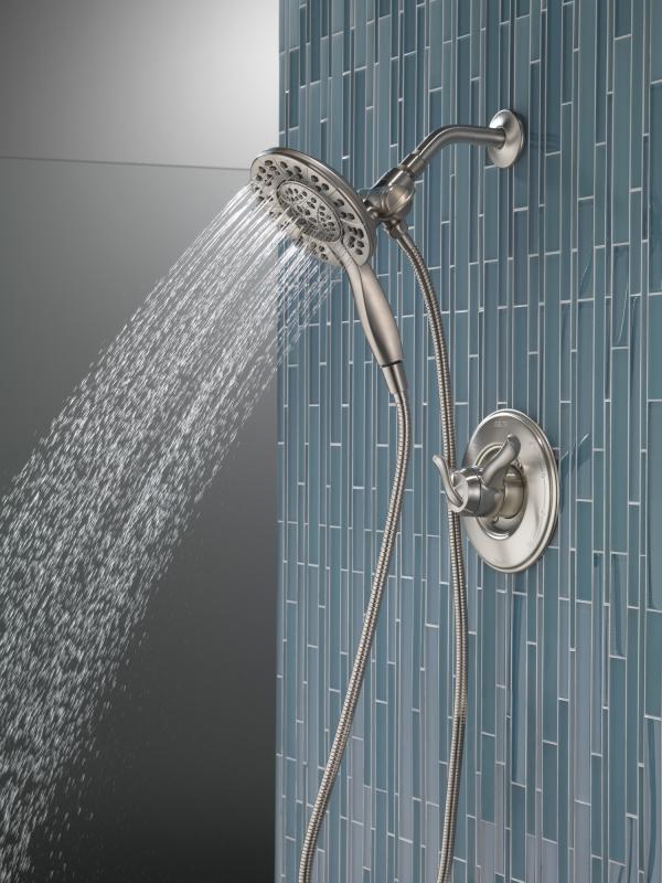DELTA Universal Showering Components In2ition HSSH 1.75 GPM 4-Setting — Stainless