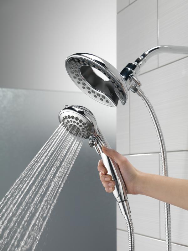 DELTA Universal Showering Components In2ition HSSH 2.5 GPM 5-Setting — Chrome