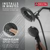 DELTA Universal Showering Components In2ition 5-Setting Two-in-One Shower — Matte Black