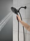 DELTA Universal Showering Components In2ition 5-Setting Two-in-One Shower — Matte Black