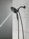 DELTA Universal Showering Components In2ition 5-Setting Two-in-One Shower — Matte Black