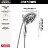 DELTA Universal Showering Components In2ition 5-Setting Two-In-One Shower — Lumicoat® Chrome