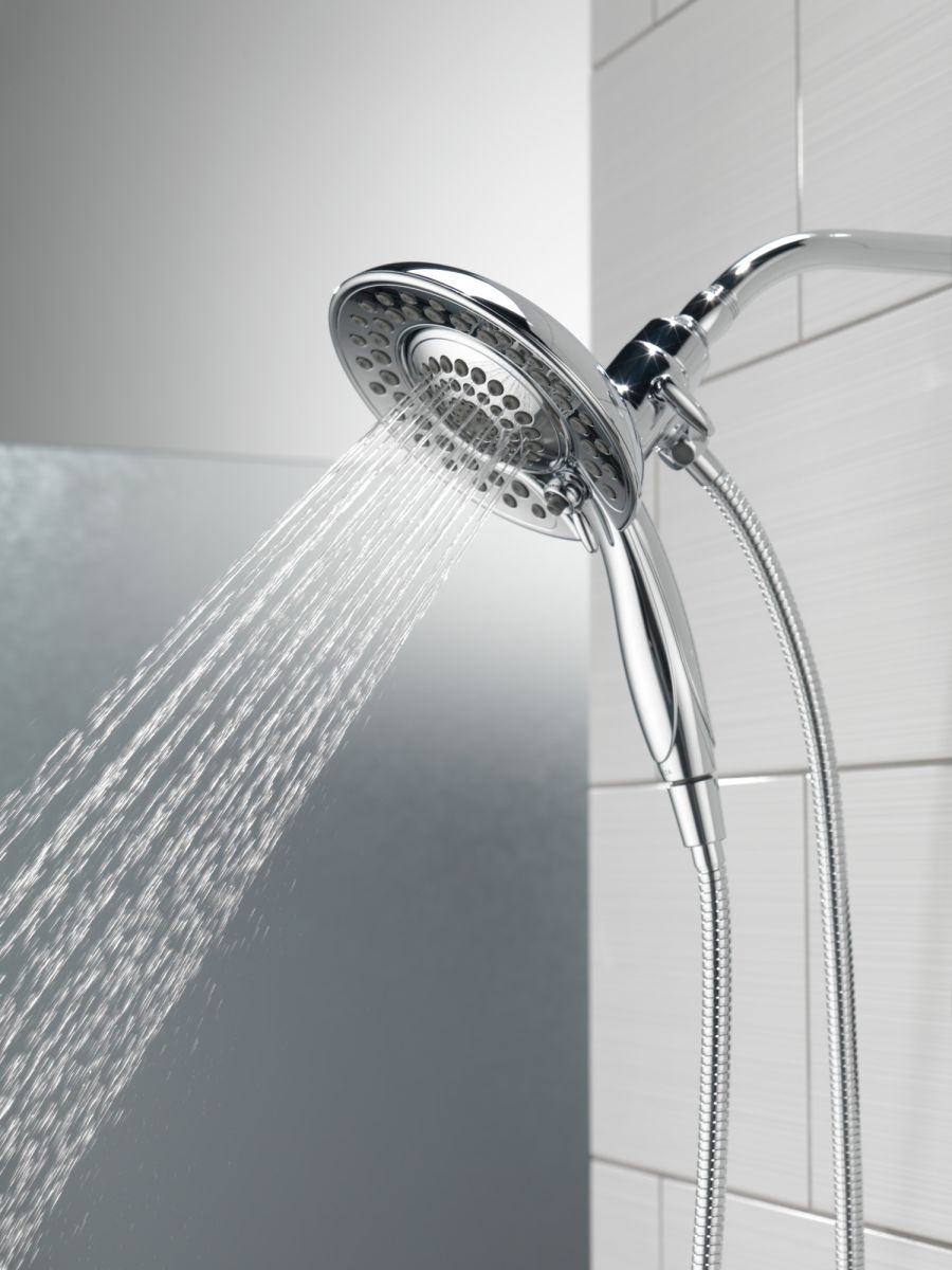 DELTA Universal Showering Components In2ition 5-Setting Two-In-One Shower — Lumicoat® Chrome