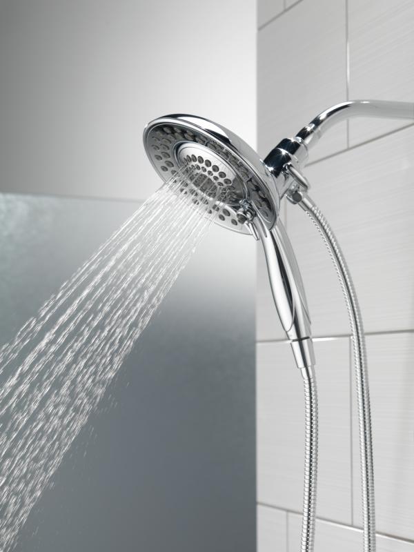 DELTA Universal Showering Components In2ition 5-Setting Two-In-One Shower — Lumicoat® Chrome