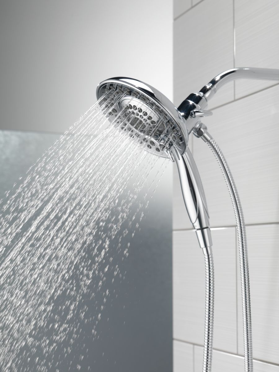 DELTA Universal Showering Components In2ition 5-Setting Two-In-One Shower — Lumicoat® Chrome