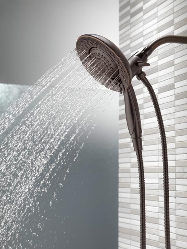 DELTA Universal Showering Components In2ition 5-Setting Two-in-One Shower — Venetian Bronze