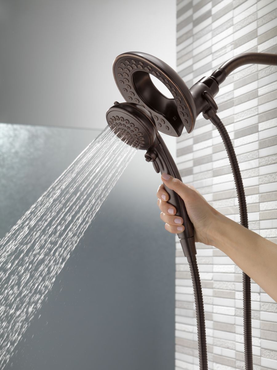 DELTA Universal Showering Components In2ition HSSH 2.5 GPM 5-Setting — Venetian Bronze