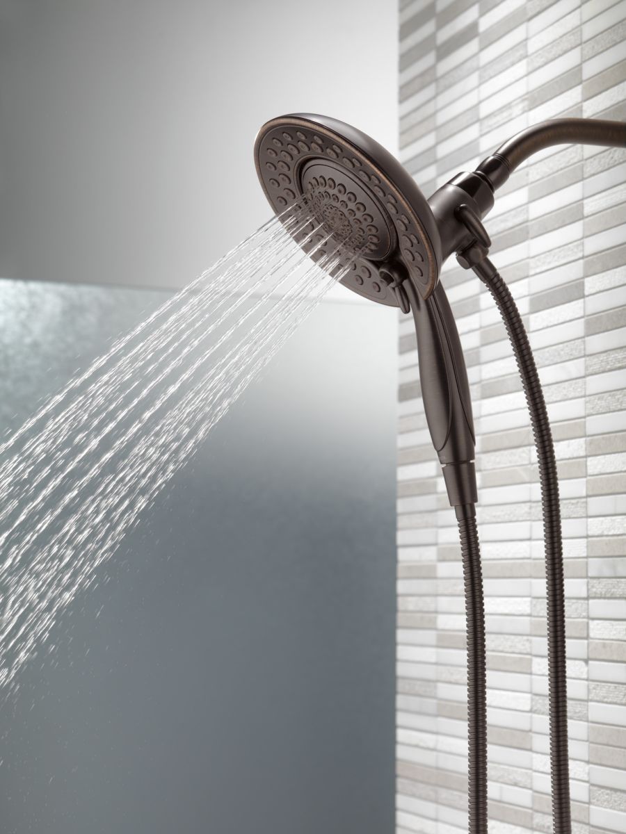 DELTA Universal Showering Components In2ition HSSH 2.5 GPM 5-Setting — Venetian Bronze